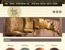 Tablet Screenshot of deeprootsmassage.com